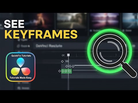 How to See Keyframes in Davinci Resolve 20? Davinci Resolve Tutorials for Beginners