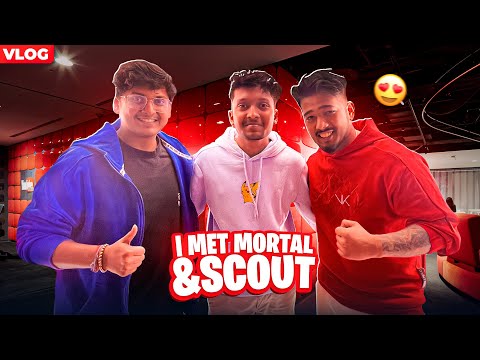 I MET ​⁠@officialscoutop & ​⁠@MortaLyt  at Google YouTube India! 😍 Gamers Week Day 2