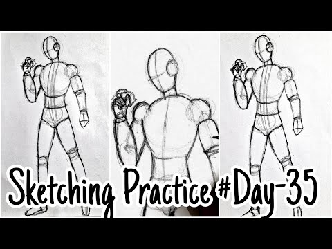 #humanfiguredrawing #sketching Practice#Day-35#ceedpreperation##dailysketch#nid#ceed#sketching#daily