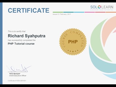 How to get Sololearn Certificate 2017 (Programming Certification)