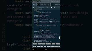 Building a Responsive Website on My Android PhoneOvercoming Limitations in WebDesign#webperformance