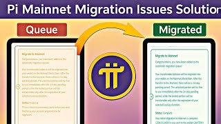 PI Mainnet Migration in Que | SOLUTION | PI KYC 9th Step Solution | PI NETWORK new update.