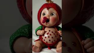 Baby pomegranate #aivideo #aiclips #creativeai #satisfying #techandart #relaxing #visualart #aiart
