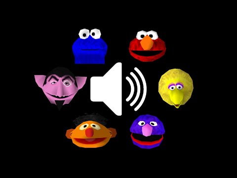 Every Voice Clip in Elmo's Letter Adventure and Number Journey (Nintendo 64)