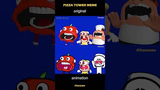 Pizza Tower Meme Animated vs Original Comparison