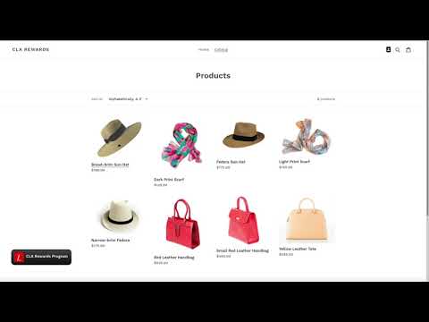 CLA for Shopify Sample Store Demo