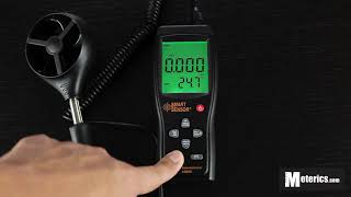 Smart Sensor AS856 Digital Anemometer Wind Speed Meter Review