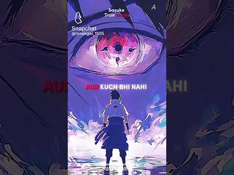 Sasuke’s Real Words on Relationships & Distraction 💔 | Hindi Emotional