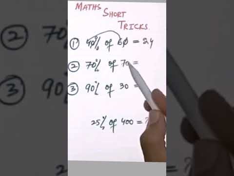 math short tricks.percentage #maths #mathlovers #shorttrick #youtube #shorts #shortsvideo #viral