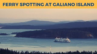 Galiano Island Ferry Spotting – Bluffs Park Views on a Summer Evening