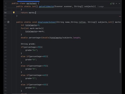 DAY 13/21 OF CODING CHALLENGE|MARKSHEET CLI USING JAVA|#day13 #coding #21dayschallenge