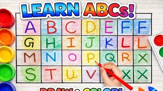 A to Z ABC Writing for Kids| A for Apple B for Ball | Alphabet LearningLearn ABCD A to Z with Words 