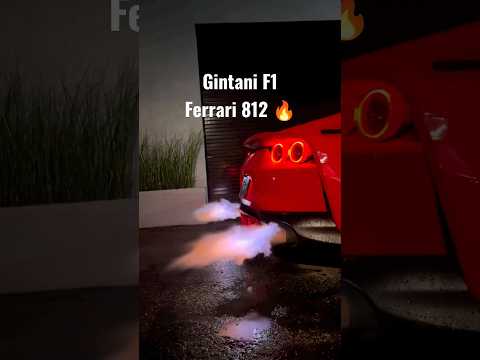 Gintani F1 exhaust on the Ferrari 812 Superfast