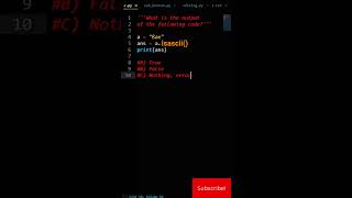 Python Test 72