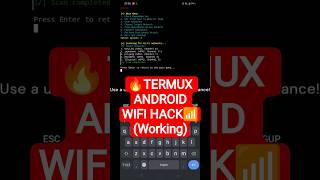 🔥Termux Android Wifi Hacking ! No PC Needed!💥#kalilinux #hacking #termux #viral