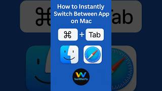 How to Instantly Switch Between Apps on Mac Using Command + Tab? #mactips  #CommandTab #mactips