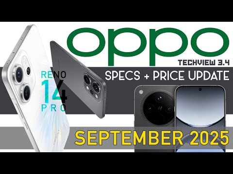 OPPO Specs + Price Update  (September 30, 2025)