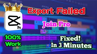 Fix CapCut PC Export Error | 100% Working Method (2025)