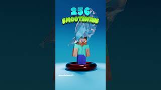 Blender 3D Cloth simulation Minecraft 🔥💣💥| #blender3danimation  #animation #learning #asmr