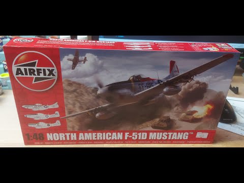 Airfix 05136 1:48 North American F-51D Mustang Photo build