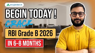 6–8 Months Enough for RBI Grade B 2026? Yes—Here’s the Strategy | Anuj Jindal #RBIGradeB2026