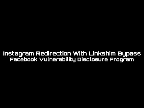Instagram URL Redirection With Link Shim Bypass