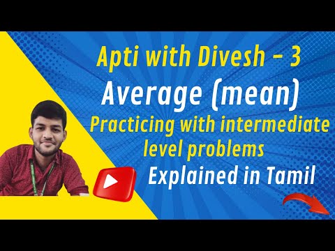 Practicing with Intermediate Level Problems in Mean (Average) | Apti with Divesh