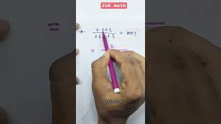 #jobmathsolve..4. #maths #mathstrick /#nursing admission math#primary math#