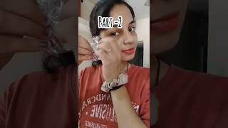 Part -2 😱😱*Testing* *Viral* haircolor hack with toothpaste #trending #makeup #viralvideo #ytshorts