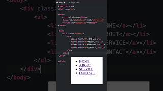 Navbar hover animation in CSS 🤯 #shorts #css