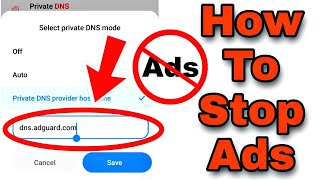 How to Stop Ads In All Android Phones 100%
