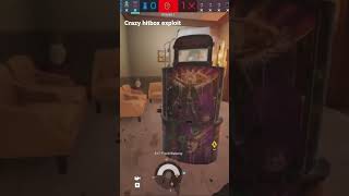 Crazy hitbox exploit on Monty #r6s #rainbowsixsiege #montage  #glitch #exploit #fail #shorts #funny
