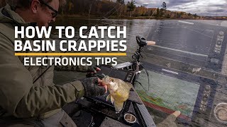 How to Catch Basin Panfish with Electronics [Tips for Mapping, Sonar & MEGA Live]