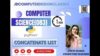 CONCATENATE LIST IN #python#learnpythoninhindi#pythonforbeginners #pythontutorial #pythonforeveryone