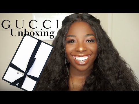 LUXURY SHOE UNBOXING 2018 : GUCCI MARMONT SANDAL | Pre-loved from Tradesy | The Danielle Denise