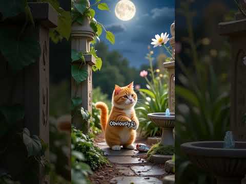 Whiskers and the Last Moonflower : A Healing Tale #shorts #cat