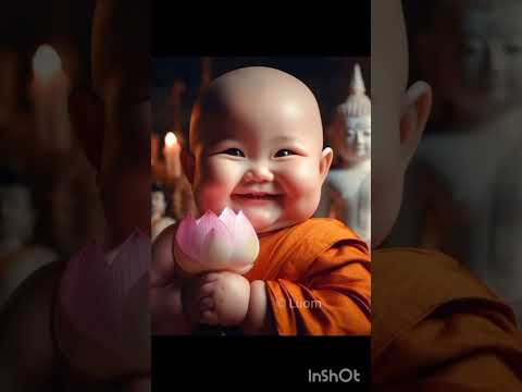 cute little monk #youtube #shorts #like #subscribe