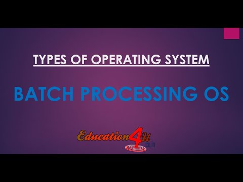 1.3.1 Batch Processing Operating Systems