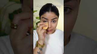 Wrong Vs Right makeup| #makeuptutorialforbeginners #makeupmistakes #shorts #viral #ytshorts