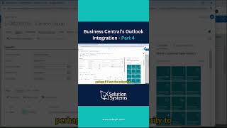 Exploring Business Central's Outlook Integration - Part 4 | #businesscentral