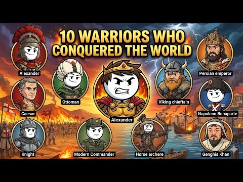 10 Warriors Who Almost Conquer The Entire World!🌍