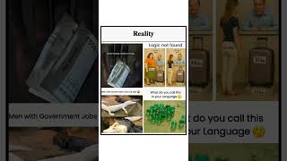 When Reality Hits Hard 😅 | Logic Not Found #shorts #realitycheck #funny