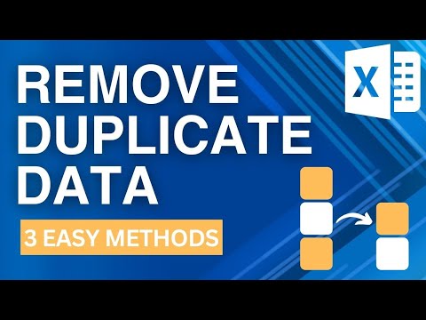 3 Ways to Remove Duplicate Values in Excel