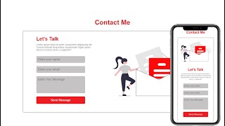 Responsive Contact Page Design using Html & CSS | HTML CSS Website Design