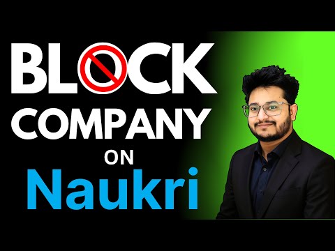 How to Block your company on Naukri.com | How to hide naukri profile from recruiters