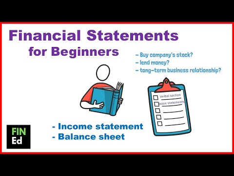 Basics of Financial Statements | FIN-Ed