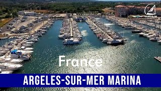 Argeles sur Mer marina, France
