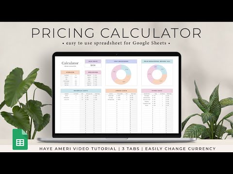 Pricing Calculator Spreadsheet