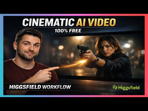 I Built a Cinematic AI Video for Free Using Higgsfield (Full Workflow)