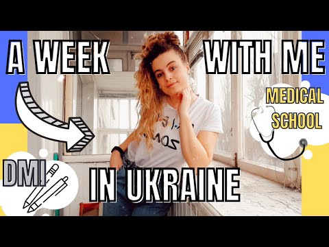 A WEEK WITH ME | Dnipro Medical Institute [VLOG]